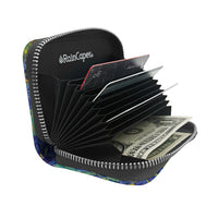 van Gogh Irises RFID Zipper Travel Wallet