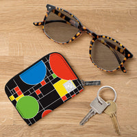 Frank Lloyd Wright Coonley Playhouse RFID Zipper Travel Wallet