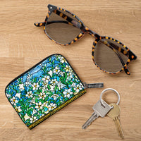 Tiffany Field of Lilies RFID Zipper Travel Wallet