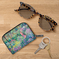 Monet Artist's Garden at Giverny RFID Zipper Travel Wallet