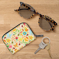 Mary Engelbreit Simple Spring Toss RFID Zipper Travel Wallet