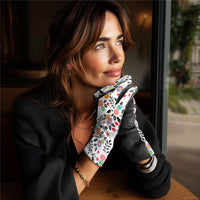 Mary Engelbreit Modern Cherry Toss Women's Touch Screen Gloves - One Size Fits Most