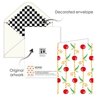 Mary Engelbreit Cherry Favorites Note Cards - Set of 16