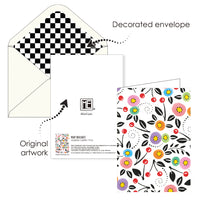 Mary Engelbreit Cherry Favorites Note Cards - Set of 16