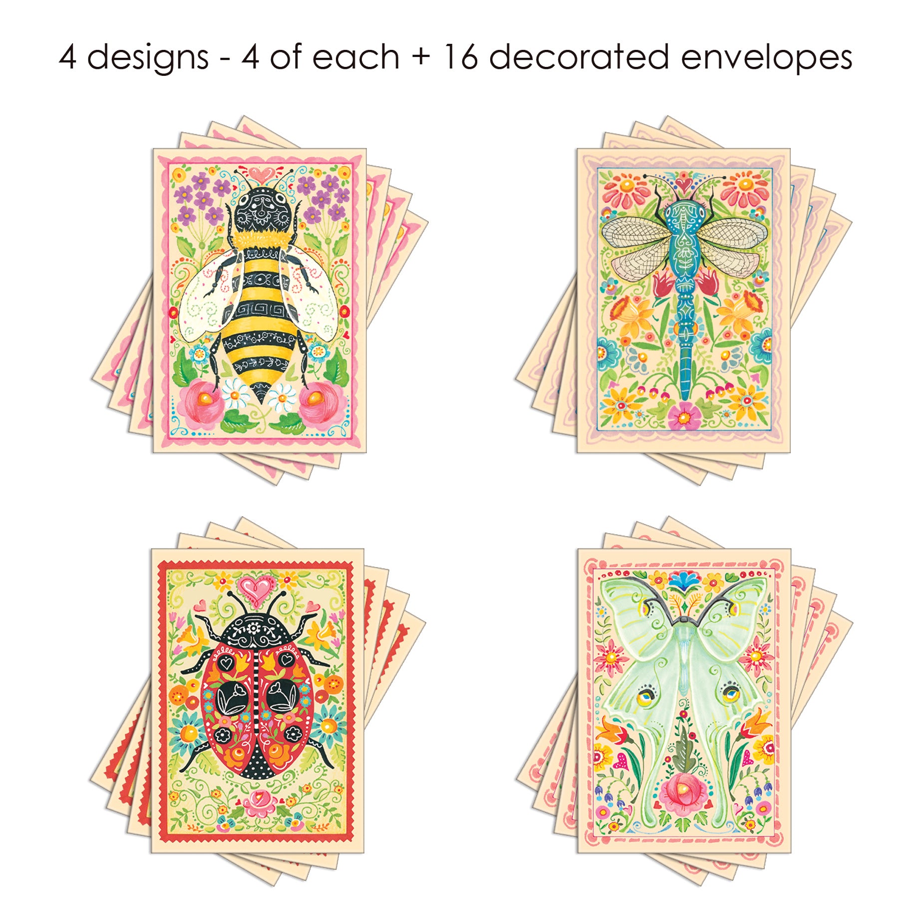 Mary Engelbreit Spring is in the Air Note Cards - Set of 16