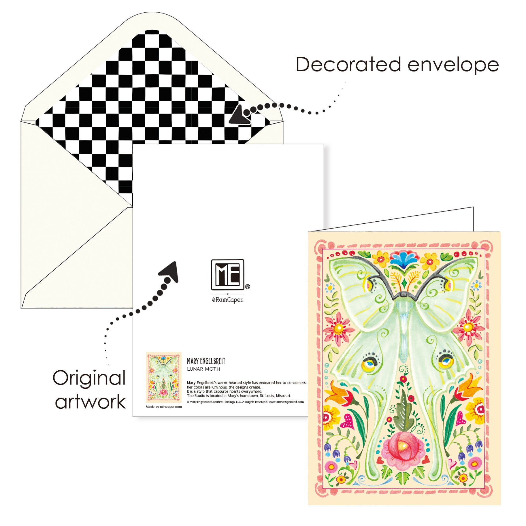 Mary Engelbreit Spring is in the Air Note Cards - Set of 16