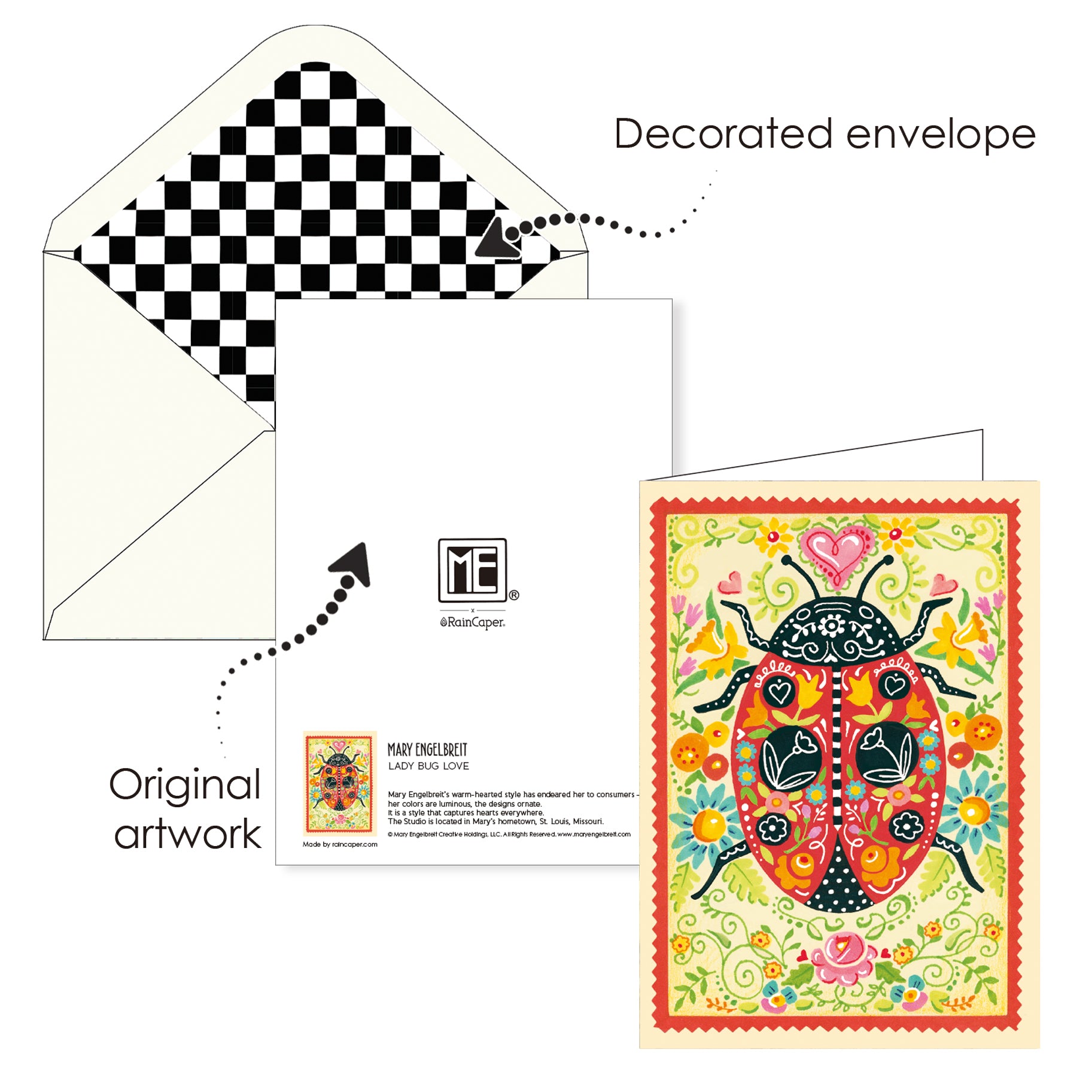 Mary Engelbreit Spring is in the Air Note Cards - Set of 16