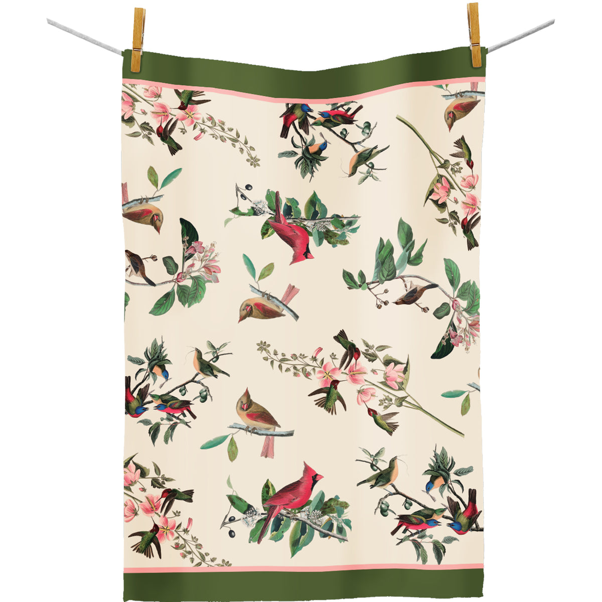 Audubon North American Wild Birds Tea Towel