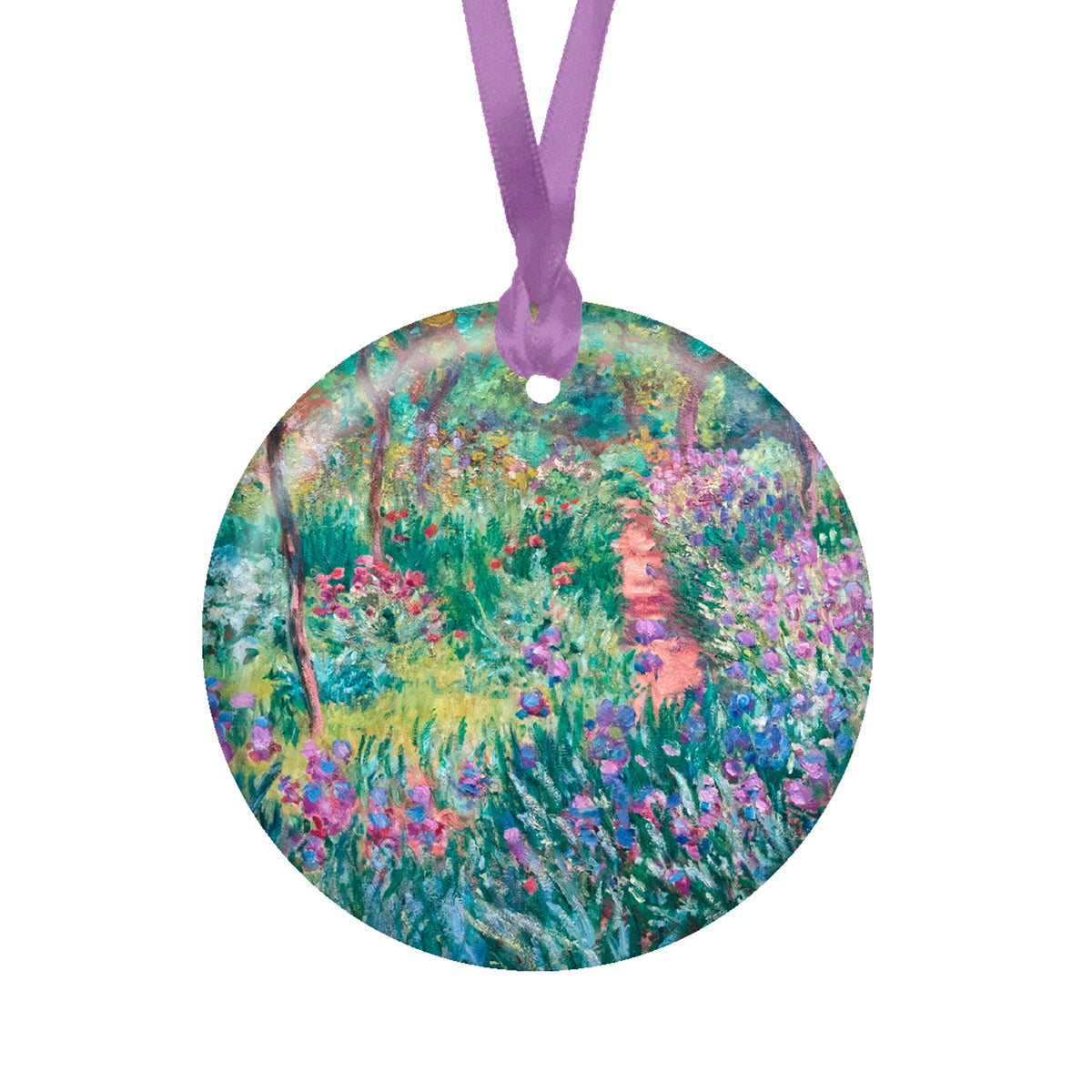 Monet Artist's Garden at Giverny Porcelain Keepsake Ornament