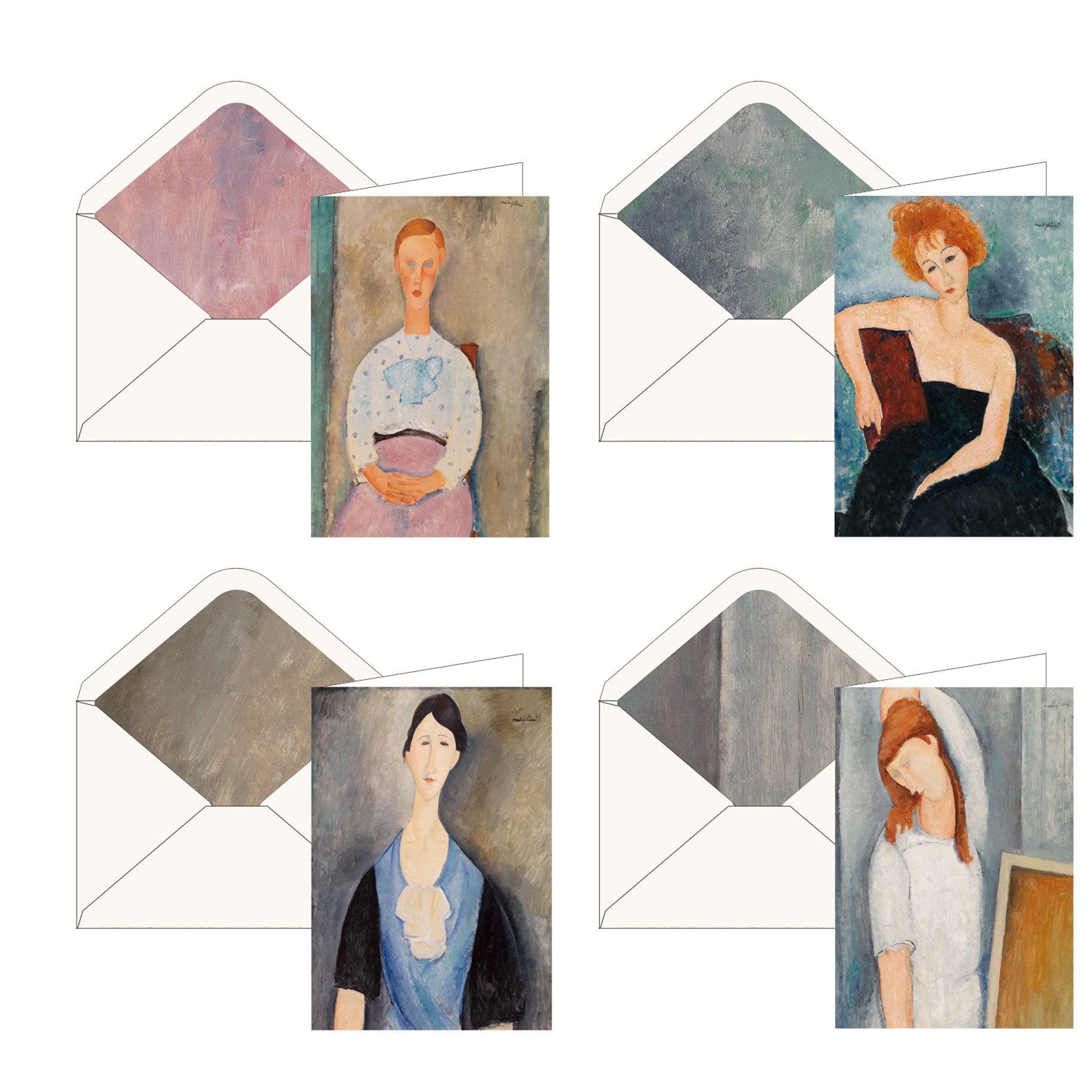 Note Cards - Barnes/Modigliani - Box of 16 Cards & Envelopes