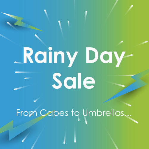 Rainy Day Sale Capes to Umbrellas 