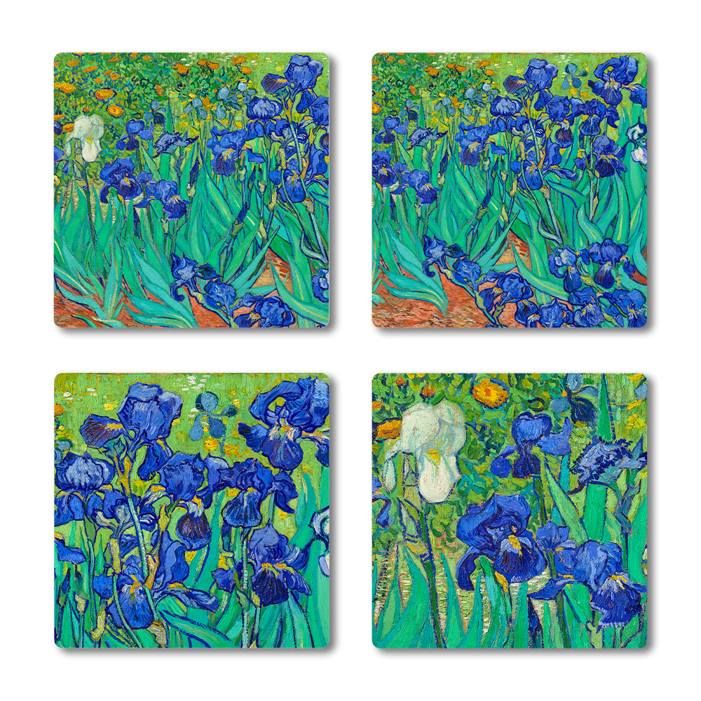 van Gogh Irises Coasters