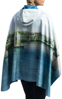 Fine Art RainCaper - Nicholson Newport Harbor Travel Cape