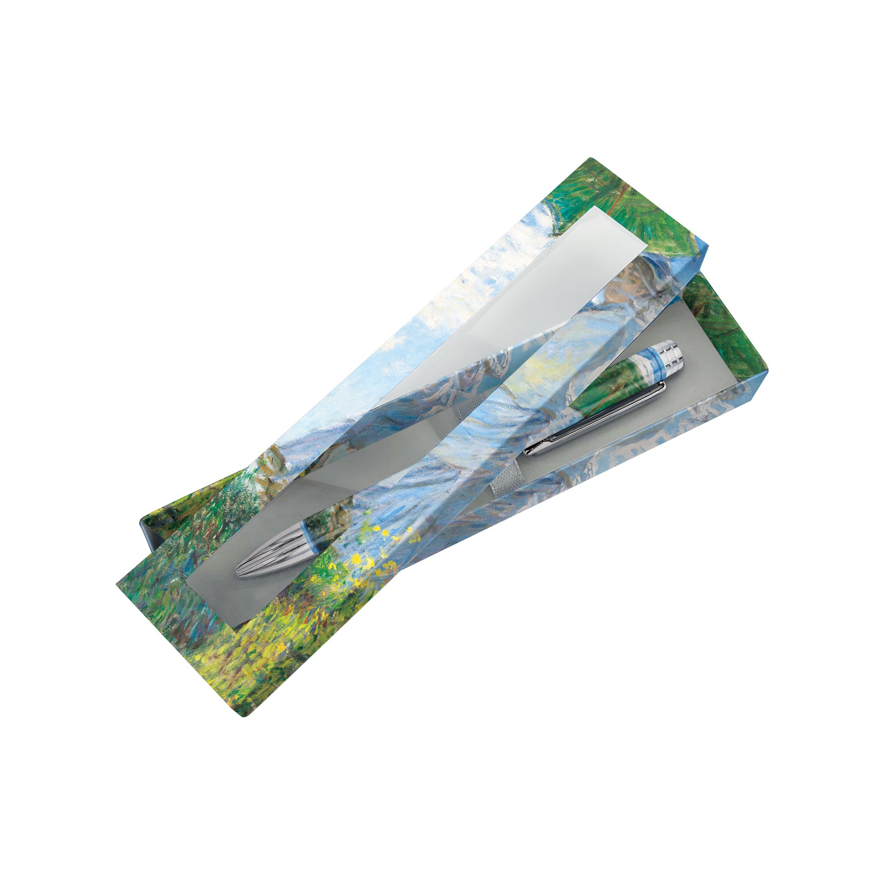 Writing Pen - Monet Parasol - Gift Boxed