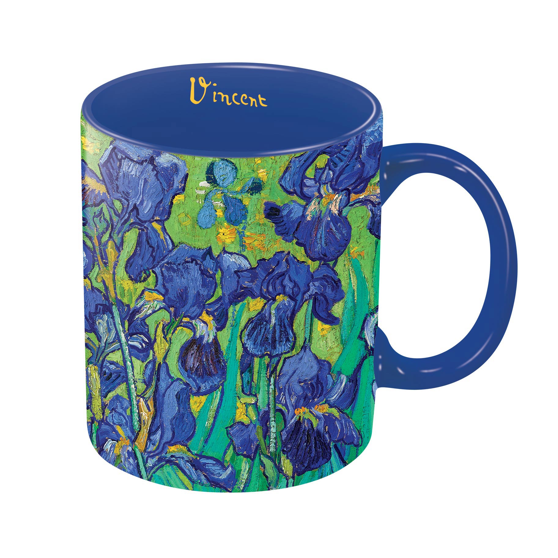 Latte Art Inspired by Van Gogh's “Irises”