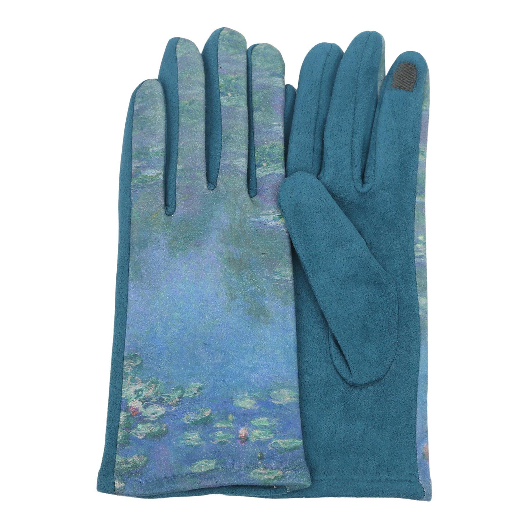 Monet Water Lilies Texting Gloves