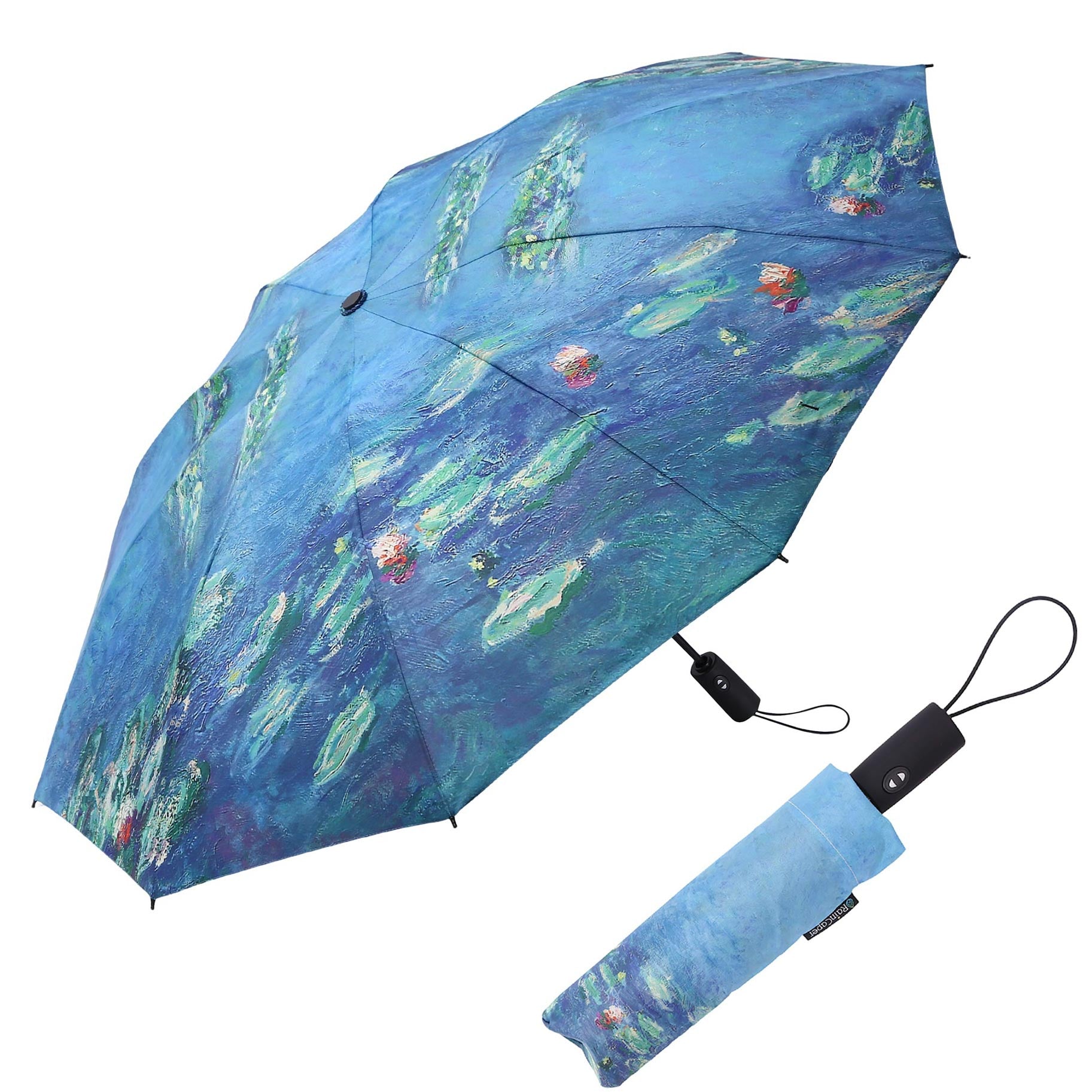 Monet Water Lilies Travel Umbrella
