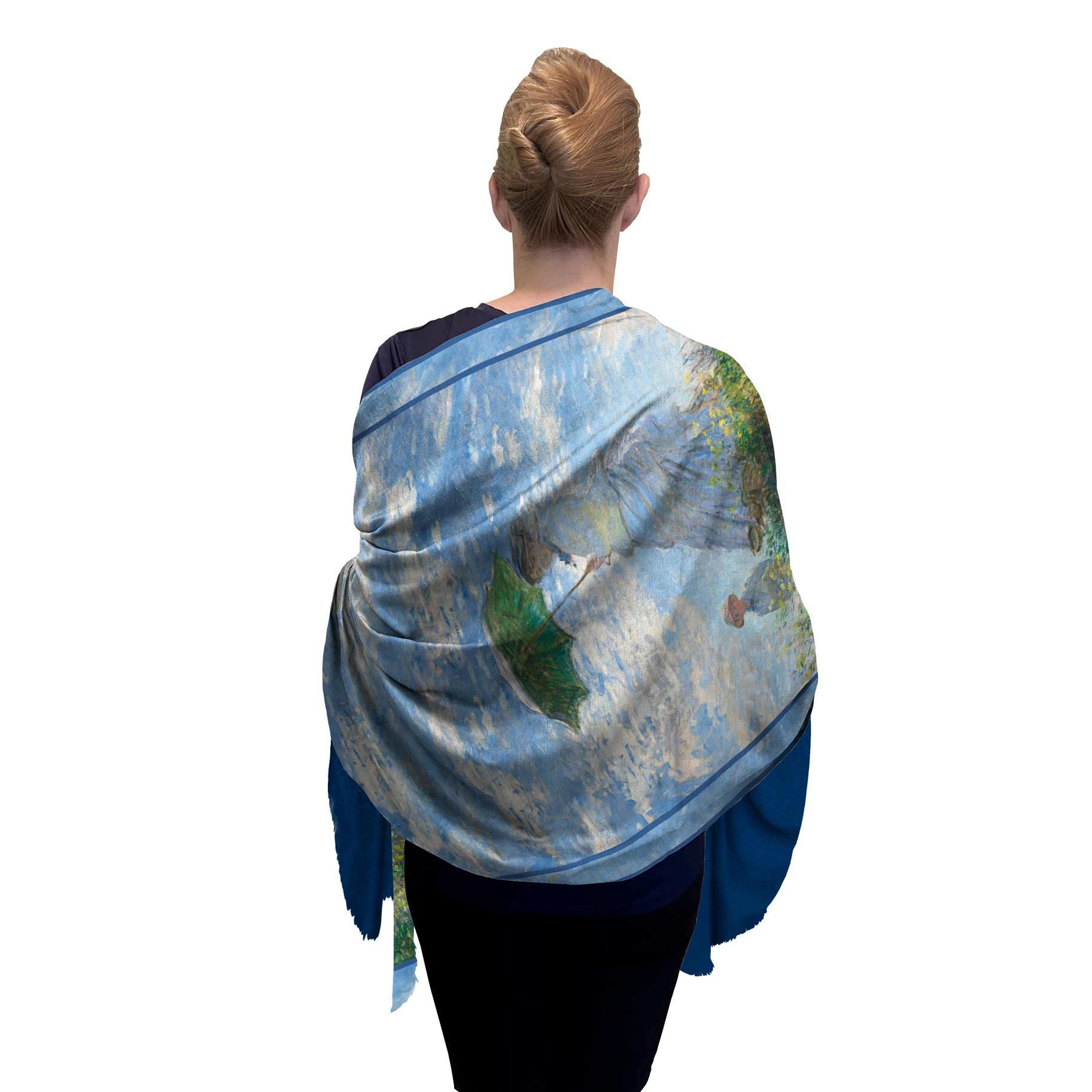 Monet Woman Parasol Shawl