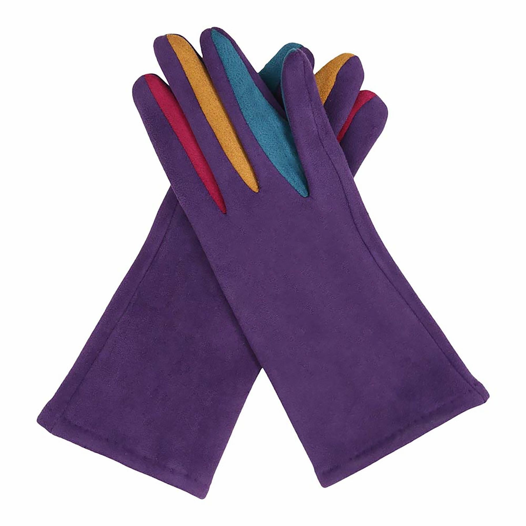 Purple Texting Gloves