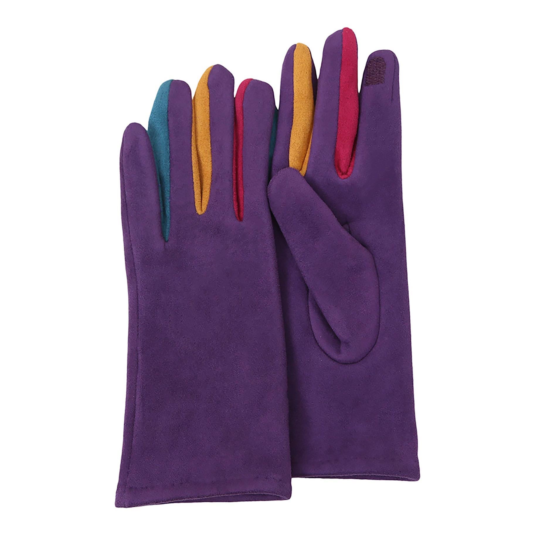 Purple Texting Gloves