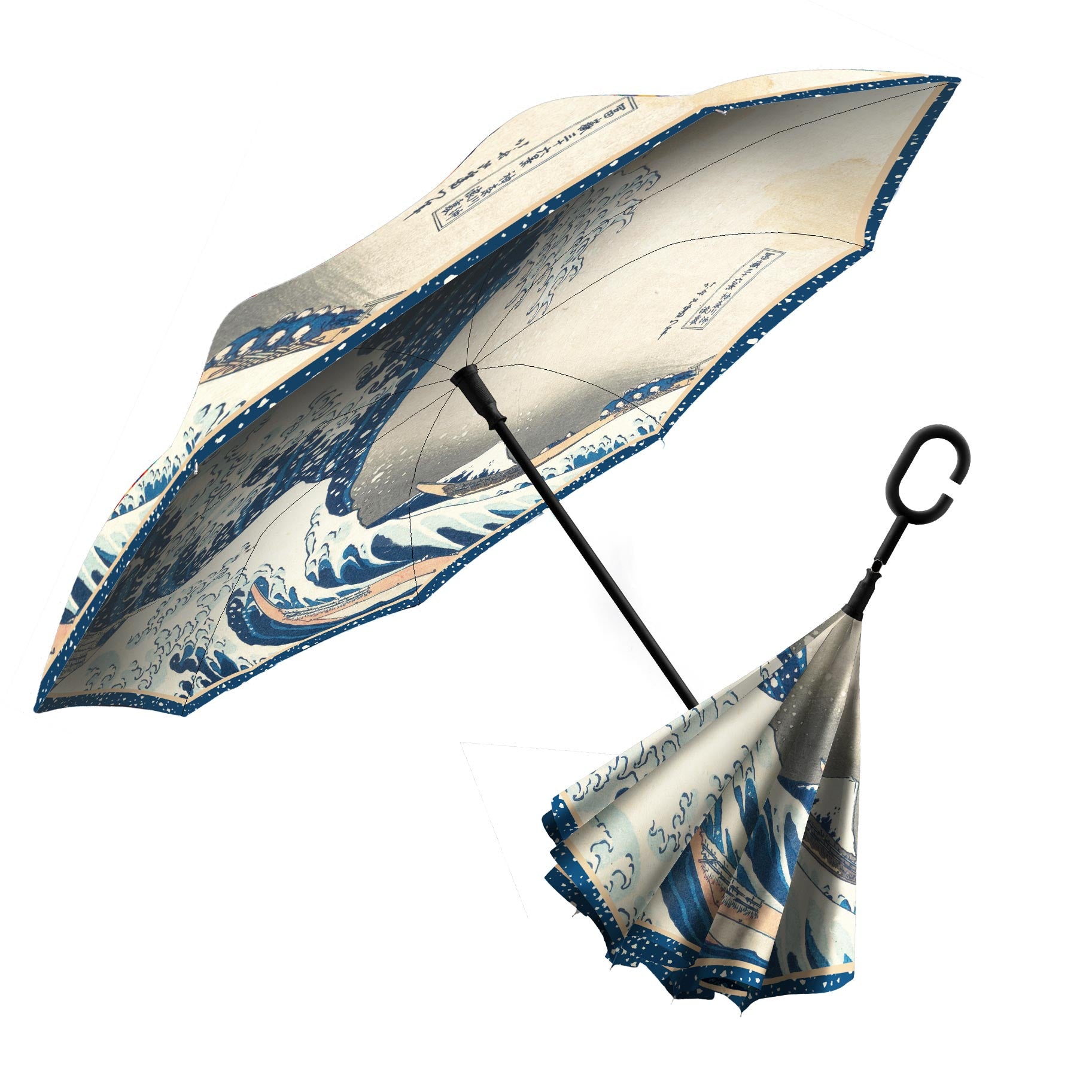 The Great Wave Auto Umbrella