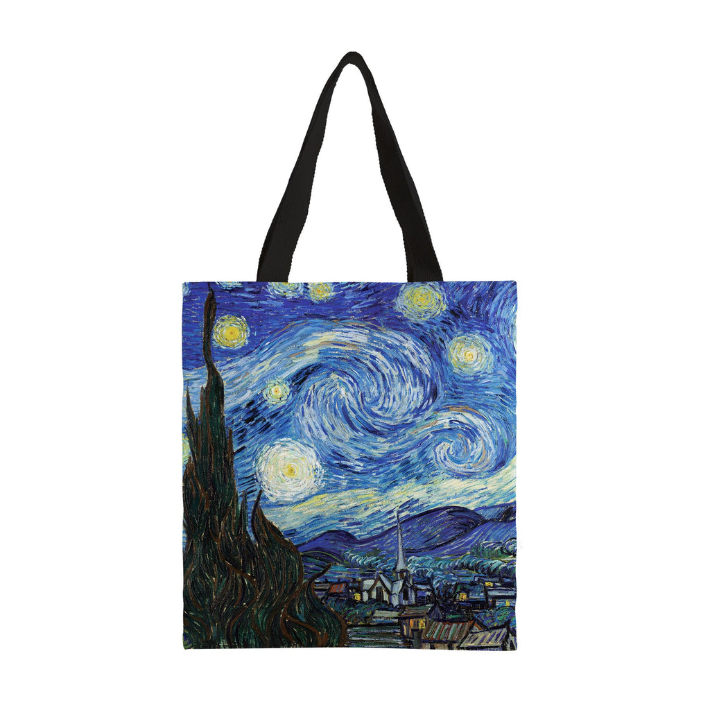 van Gogh Starry Night Shoulder Strap Canvas Magazine Tote