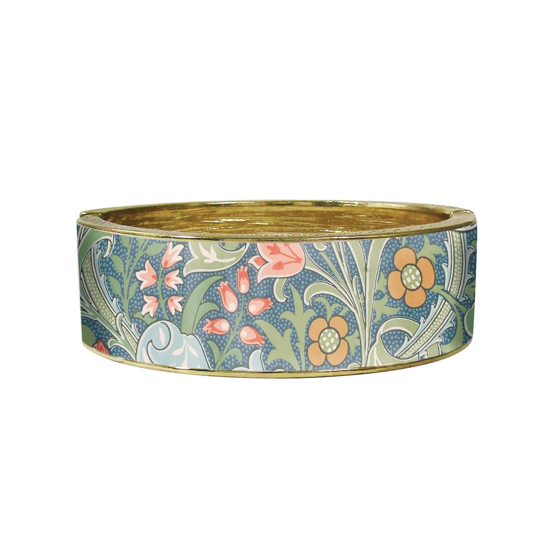 William Morris Floral Lily Cuff Bracelet